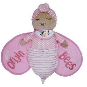 Open Box - Orijin Bees -  Nu'Bees Plush Baby Dolls - Pink Pink